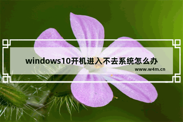 windows10开机进入不去系统怎么办 windows10开机无法进入系统的解决方法