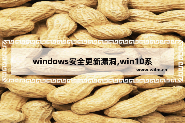 windows安全更新漏洞,win10系统漏洞要不要修复