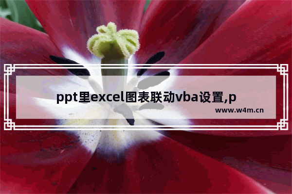 ppt里excel图表联动vba设置,ppt图表 关联excel数据