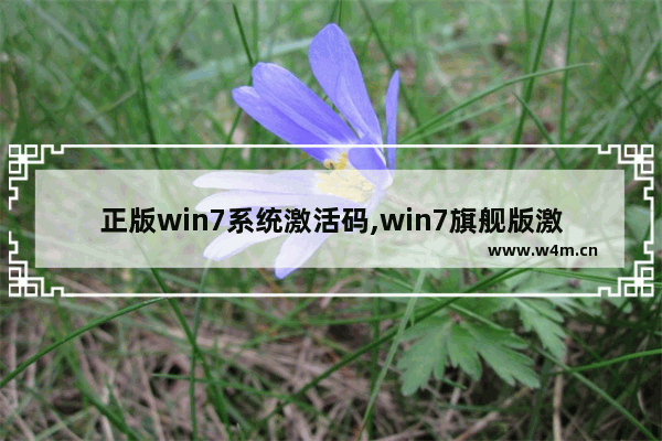 正版win7系统激活码,win7旗舰版激活码永久