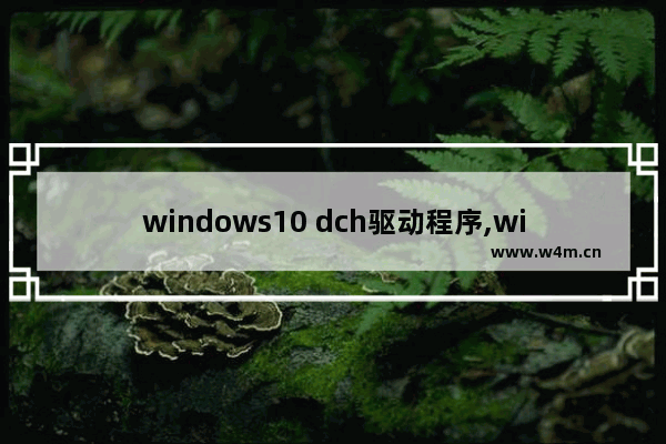 windows10 dch驱动程序,windows10 dch驱动程序