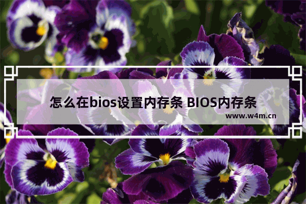 怎么在bios设置内存条 BIOS内存条设置方法