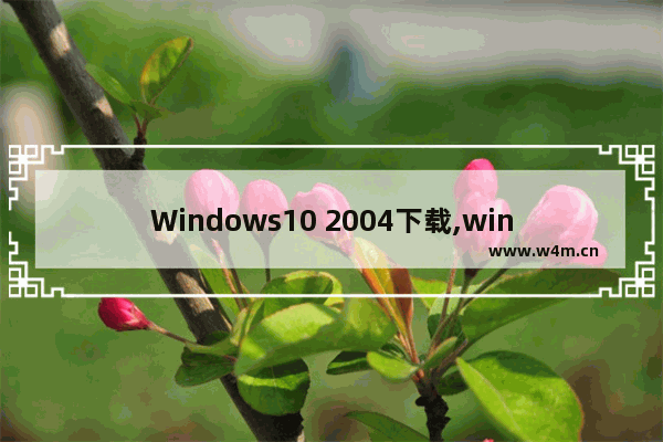 Windows10 2004下载,win10-2004