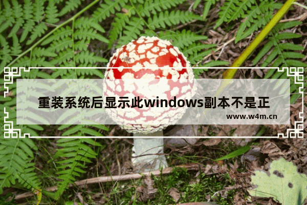 重装系统后显示此windows副本不是正版,升级win10失败后win7变成不是正版