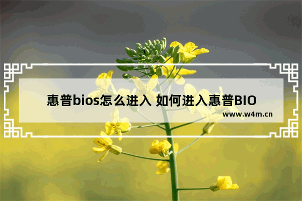 惠普bios怎么进入 如何进入惠普BIOS？