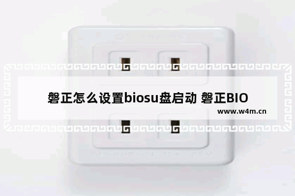 磐正怎么设置biosu盘启动 磐正BIOS设置U盘启动方法