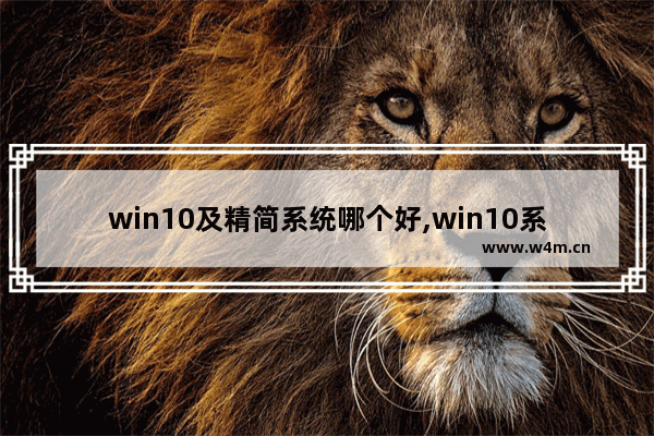 win10及精简系统哪个好,win10系统对电脑要求的最低配置