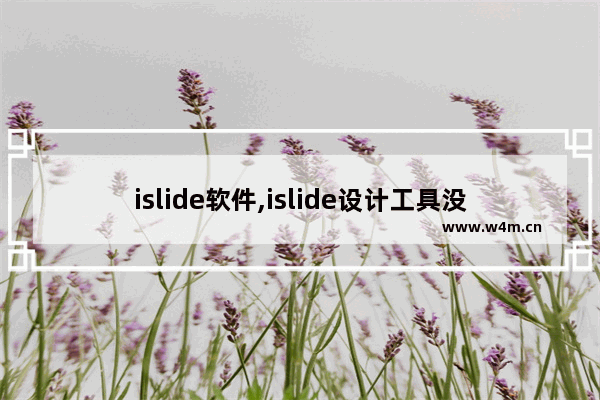 islide软件,islide设计工具没反应