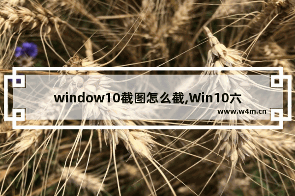 window10截图怎么截,Win10六种方法截图