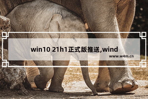 win10 21h1正式版推送,windows10新版本20H1