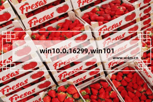 win10.0.16299,win101093版本