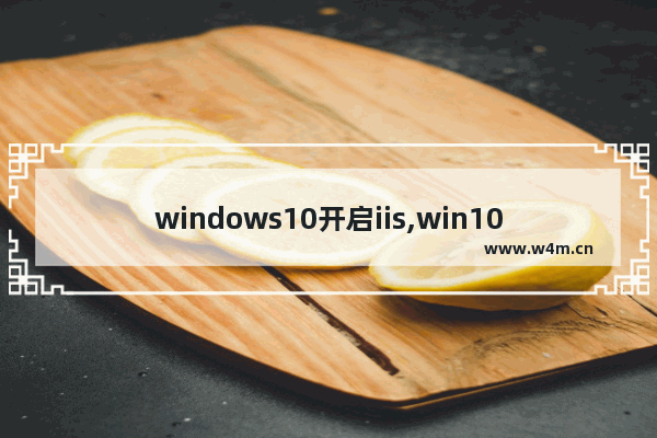 windows10开启iis,win10打开iis管理器命令