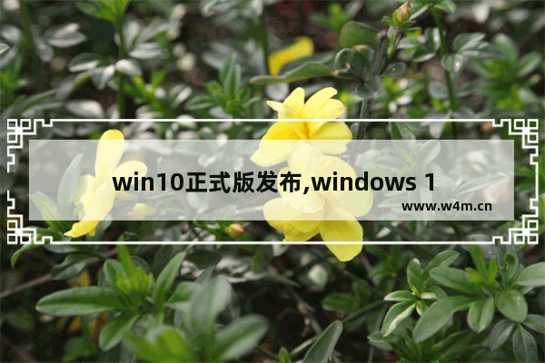 win10正式版发布,windows 10是最新版吗