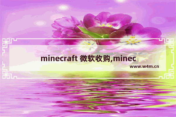 minecraft 微软收购,minecraft卖给微软