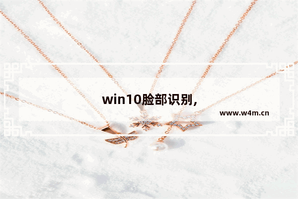 win10脸部识别,