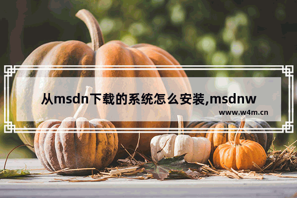 从msdn下载的系统怎么安装,msdnwin10怎么安装