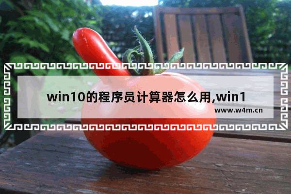 win10的程序员计算器怎么用,win10系统有计算器吗