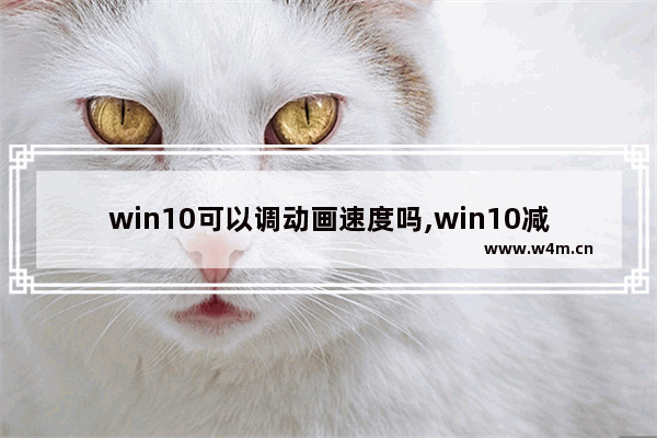 win10可以调动画速度吗,win10减少动画效果