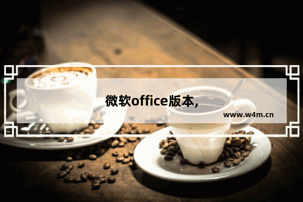 微软office版本,