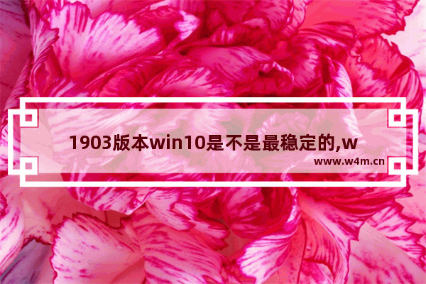 1903版本win10是不是最稳定的,win10 1903好用还是win10 1909好