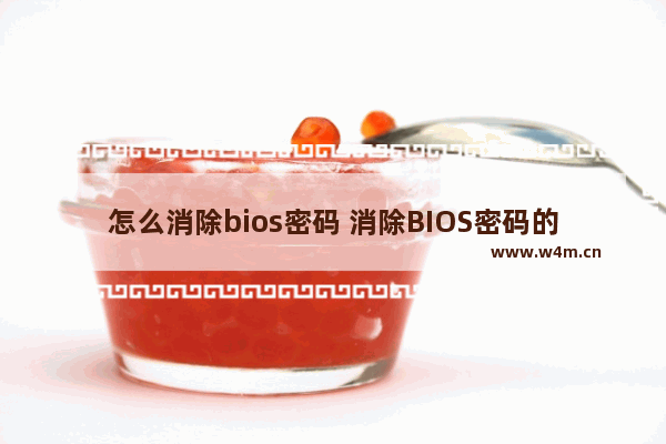 怎么消除bios密码 消除BIOS密码的方法