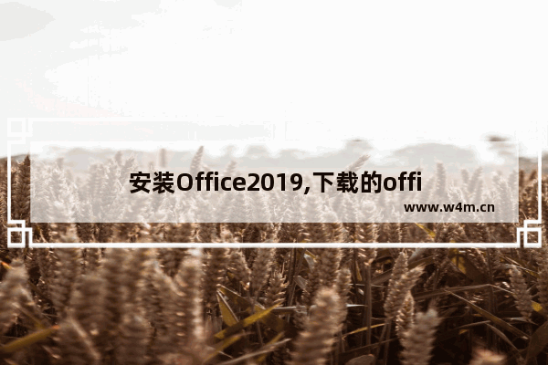 安装Office2019,下载的office2019怎么激活