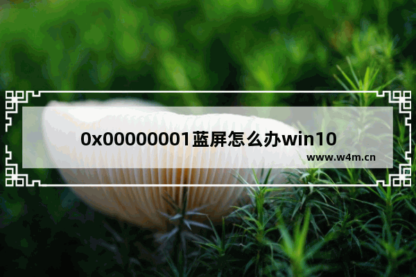 0x00000001蓝屏怎么办win10,0x00000124蓝屏解决win10