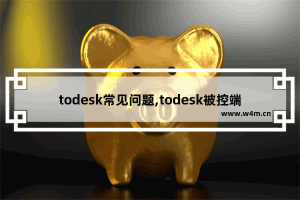 todesk常见问题,todesk被控端主动关闭了此连接