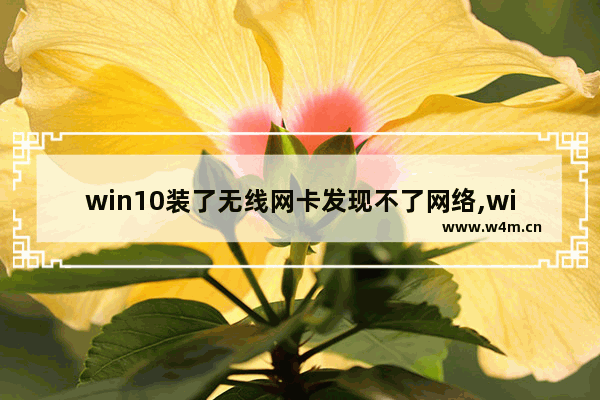 win10装了无线网卡发现不了网络,win10重装找不到网卡