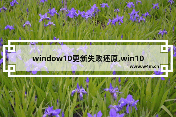 window10更新失败还原,win10自动更新崩溃还原