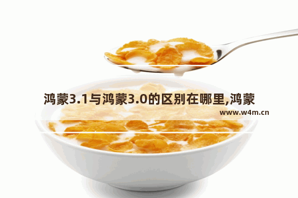 鸿蒙3.1与鸿蒙3.0的区别在哪里,鸿蒙3.1与鸿蒙3.0的区别与联系