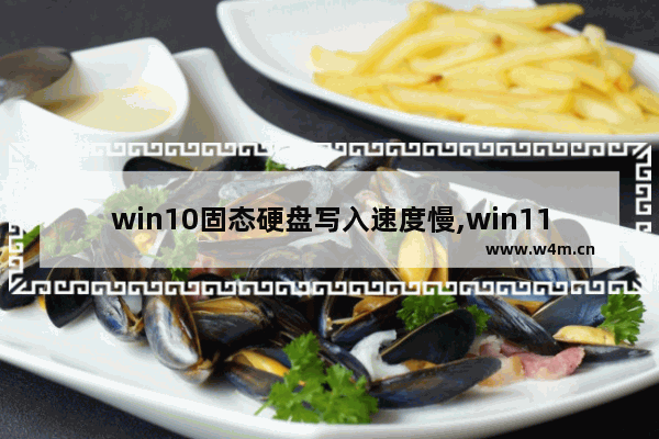 win10固态硬盘写入速度慢,win11进系统慢