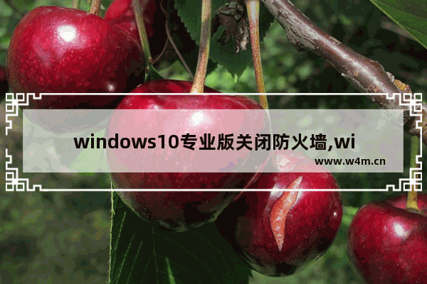 windows10专业版关闭防火墙,windows2019关闭防火墙