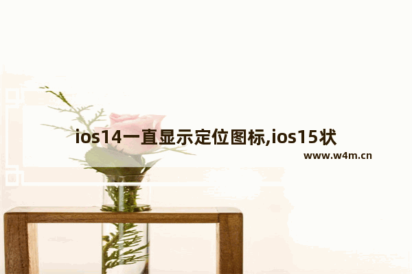 ios14一直显示定位图标,ios15状态栏不显示定位图标