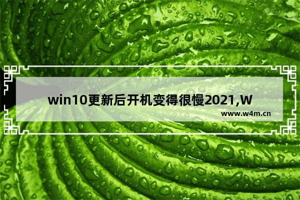 win10更新后开机变得很慢2021,Win10更新后开机变慢