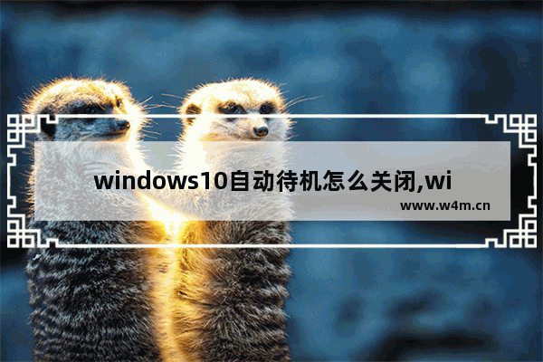 windows10自动待机怎么关闭,win10待机久了自动关机