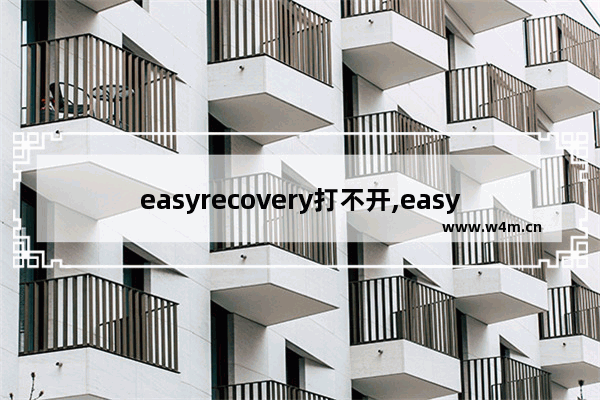 easyrecovery打不开,easyrecovery数据恢复