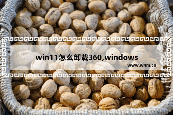 win11怎么卸载360,windows10如何删除360导航强制主页