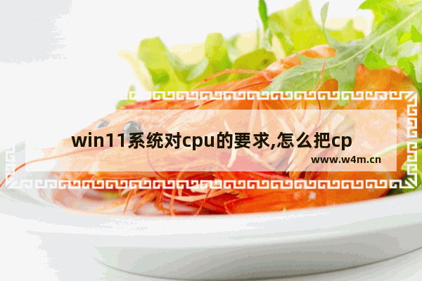 win11系统对cpu的要求,怎么把cpu性能调到最佳win10