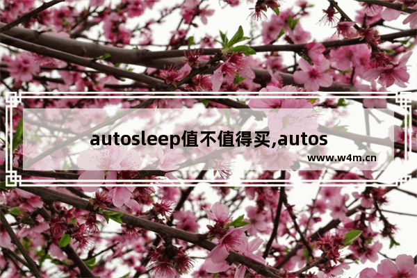 autosleep值不值得买,autosleep有必要购买吗