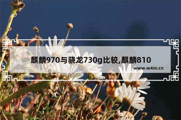 麒麟970与骁龙730g比较,麒麟810和骁龙730g哪个玩游戏好