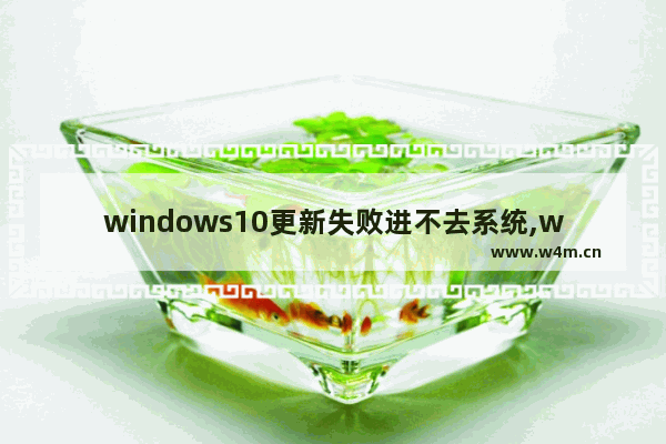 windows10更新失败进不去系统,windows更新失败无法进入系统