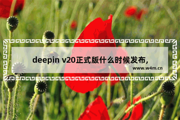 deepin v20正式版什么时候发布,deepinv20社区版