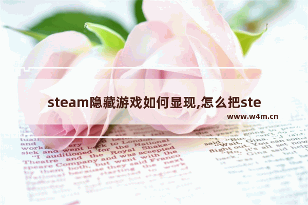 steam隐藏游戏如何显现,怎么把steam隐藏游戏显示出来