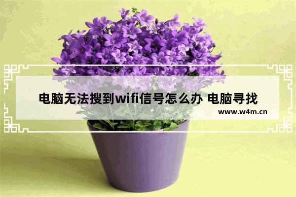 电脑无法搜到wifi信号怎么办 电脑寻找不到WIFI怎么办