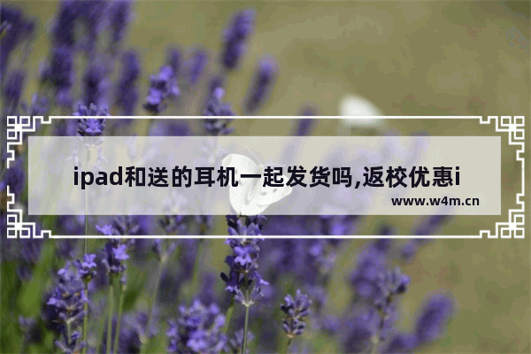 ipad和送的耳机一起发货吗,返校优惠ipad和耳机是一起到的嘛