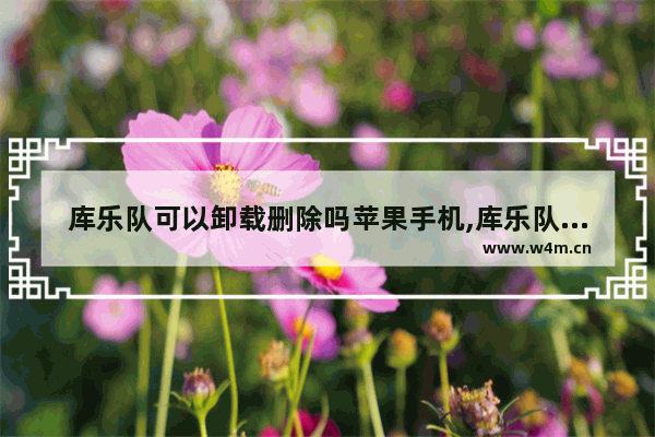 库乐队可以卸载删除吗苹果手机,库乐队可以卸载删除吗软件