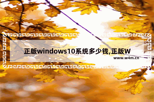 正版windows10系统多少钱,正版Win10系统多少钱