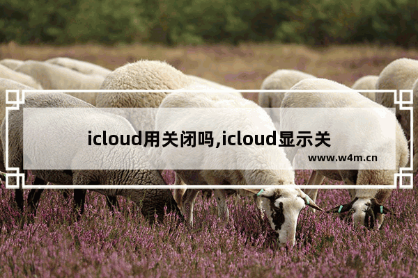 icloud用关闭吗,icloud显示关闭是什么意思