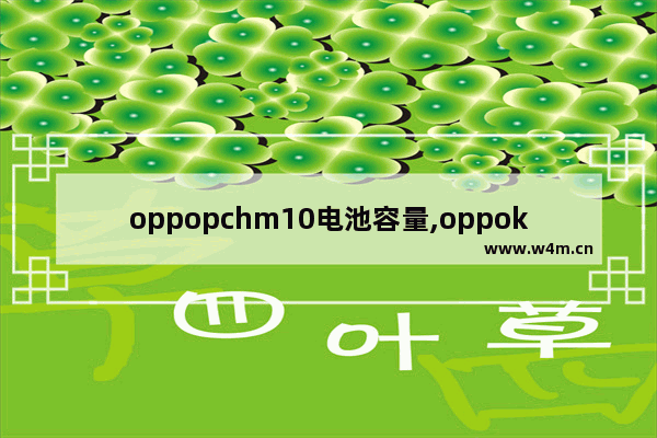 oppopchm10电池容量,oppok9的电池容量